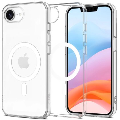 Etui Tech-Protect FlexAir MagSafe na iPhone 16e - przezroczyste