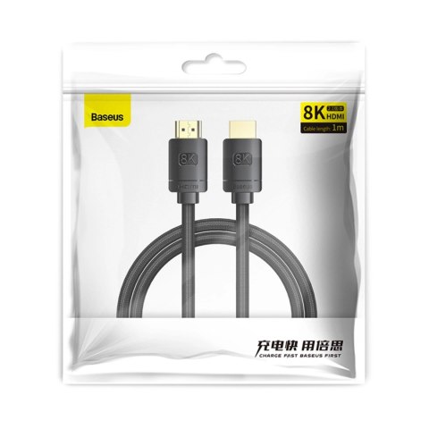Kabel HDMI Baseus High Definition Series 8K 1m - czarny