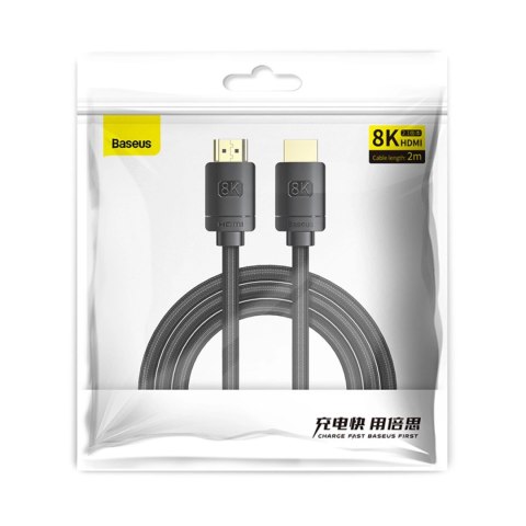 Kabel HDMI Baseus High Definition Series 8K 2m - czarny