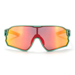 Okulary rowerowe Rockbros 14110009002 polaryzacyjne dla dzieci 8-14 lat - zielone