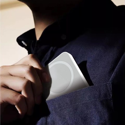 Powerbank Dudao K26S 5000mAh 20W USB-A / USB-C / MagSafe - biały