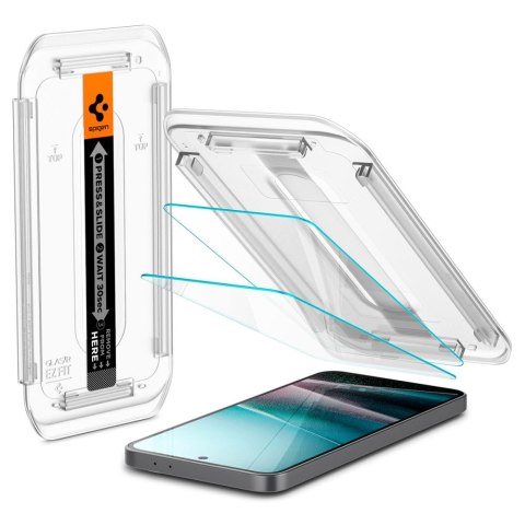 SZKŁO HARTOWANE SPIGEN GLAS.TR "EZ FIT" 2-PACK GALAXY A36 5G CLEAR