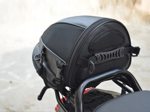 Torba Motocyklowa Zadupek - Wodoodporna Sakwa Tail Bag na Siedzenie 2w1