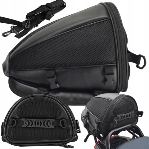 Torba Motocyklowa Zadupek - Wodoodporna Sakwa Tail Bag na Siedzenie 2w1