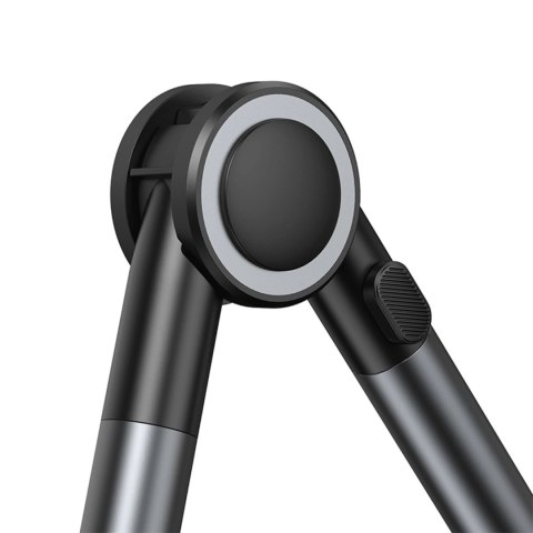 Uchwyt Baseus Otaku na telefon, tablet, obrotowy, regulowany, mocowany do blatu - szary