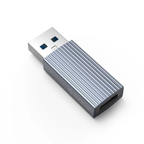 Adapter USB-C na USB-A - szary
