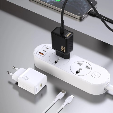 Ładowarka Dudao A26 PD20W GaN USB-C - czarna