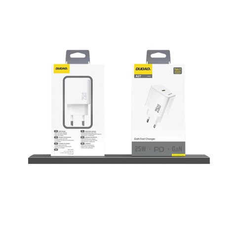 Ładowarka sieciowa Dudao A27 25W GaN USB-C - biała