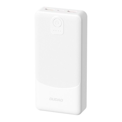 Powerbank Dudao K10Pro 2.4A 20000mAh 2 x USB-A - biały