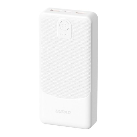 Powerbank Dudao K10Pro 2.4A 20000mAh 2 x USB-A - biały