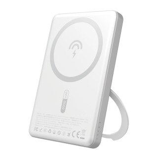 Powerbank Dudao K28S 20W PD 5000mAh z MagSafe i podstawką - srebrny