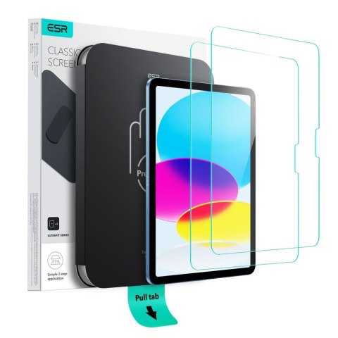 SZKŁO HARTOWANE ESR ULTRAFIT TEMPERED GLASS 2-PACK IPAD 10.9" 10 / 2022 / 11" 11 / 2025 CLEAR