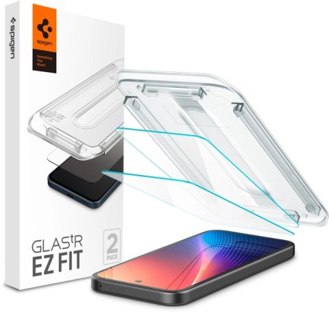 SZKŁO HARTOWANE SPIGEN GLAS.TR "EZ FIT" 2-PACK GOOGLE PIXEL 9A CLEAR