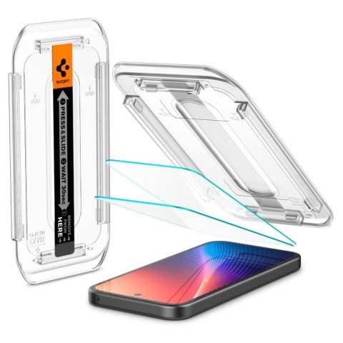 SZKŁO HARTOWANE SPIGEN GLAS.TR "EZ FIT" 2-PACK GOOGLE PIXEL 9A CLEAR