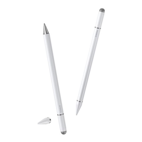 Stylus Baseus Smooth Writing III 3w1 rysik pasywny - wersja niemagnetyczna - biały