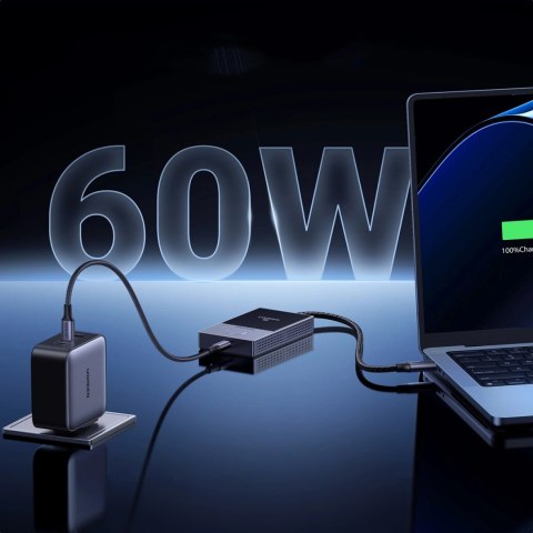 Transmiter HDMI Ugreen CM737 bezprzewodowy nadajnik i odbiornik - czarno-srebrny