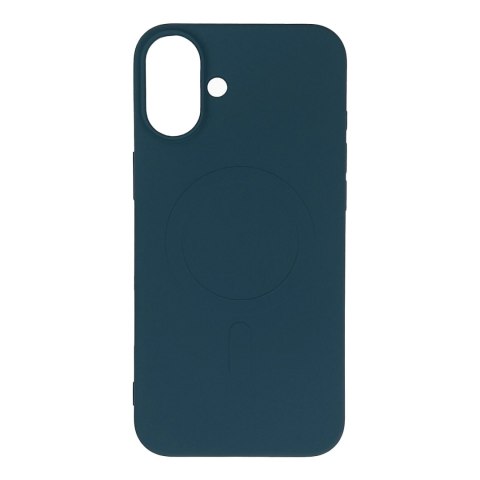 Etui Liquid Silicone Case MagSafe na Samsung Galaxy S25 - niebieskie