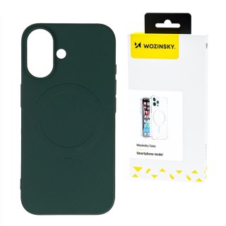 Etui Liquid Silicone Case MagSafe na Samsung Galaxy S25 - zielone