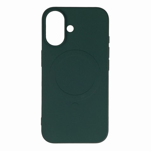 Etui Liquid Silicone Case MagSafe na Samsung Galaxy S25 - zielone