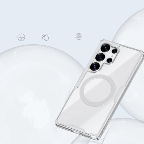 Etui Nillkin Nature TPU Pro Magnetic Case z MagSafe na Samsung Galaxy S25 Ultra - białe
