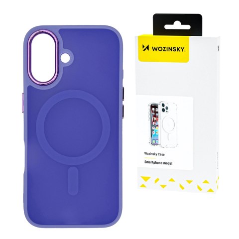 Etui Wozinsky Fashion Case MagSafe na Samsung Galaxy S25 Ultra - fioletowe