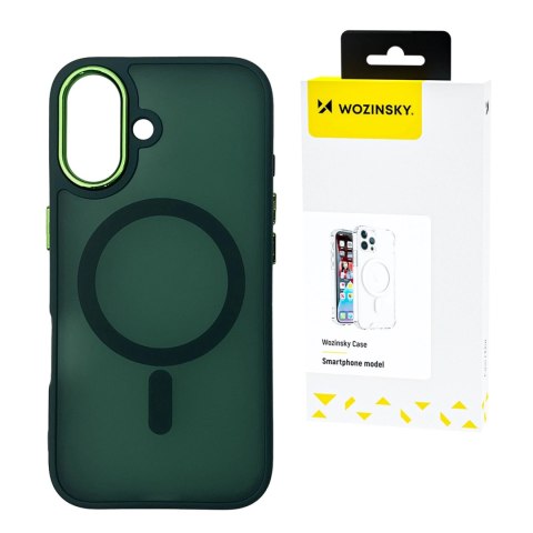 Etui Wozinsky Fashion Case MagSafe na Samsung Galaxy S25 Ultra - zielone