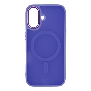 Etui Wozinsky Fashion Case MagSafe na Samsung Galaxy S25 - fioletowe
