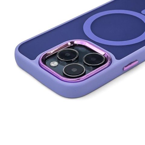 Etui Wozinsky Fashion Case MagSafe na Samsung Galaxy S25 - fioletowe