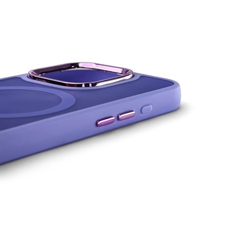 Etui Wozinsky Fashion Case MagSafe na Samsung Galaxy S25 - fioletowe