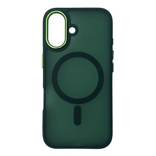 Etui Wozinsky Fashion Case MagSafe na Samsung Galaxy S25 - zielone