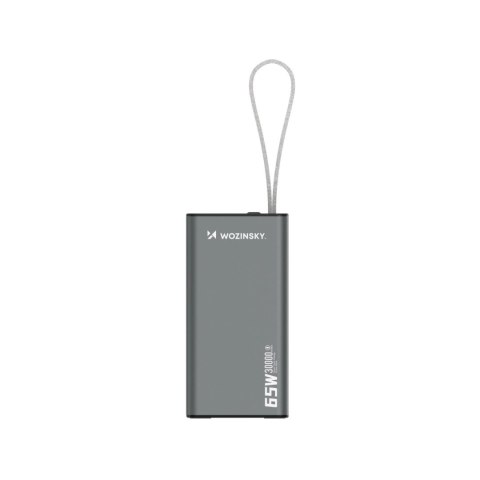 Powerbank Wozinsky K65+ 65W 30000mAh 2x USB-C, 1x USB-A 65W - czarny