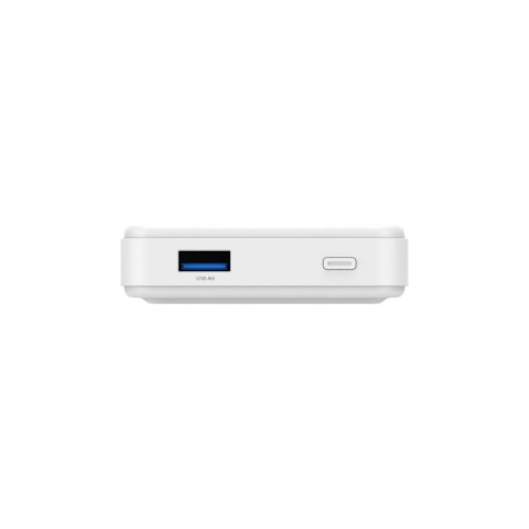 Powerbank Wozinsky WLWP-10KA0Y3WS 22,5W PD Qi2 10000 mAh, z podstawką, 1x USB-A, 1x USB-C - biały