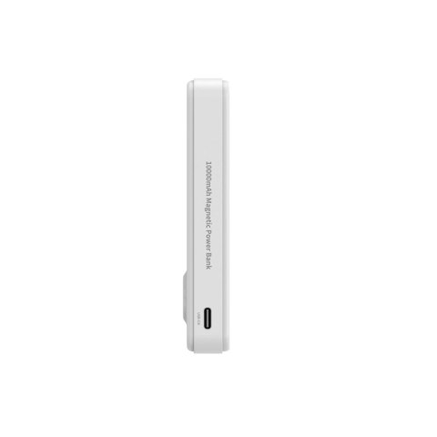Powerbank Wozinsky WLWP-10KA0Y3WS 22,5W PD Qi2 10000 mAh, z podstawką, 1x USB-A, 1x USB-C - biały