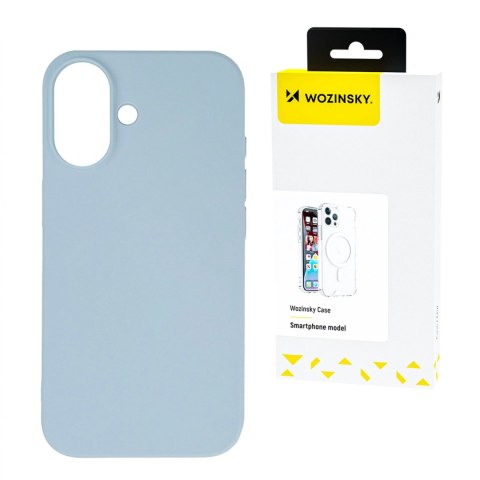 Silikonowe etui Wozinsky Silicone Case na Samsung Galaxy S24 FE - niebieskie