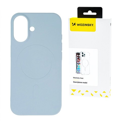Silikonowe magnetyczne etui Wozinsky Silicone Case Magsafe na Samsung Galaxy S25+ - niebieskie