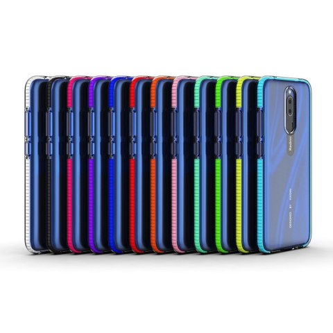 Żelowe etui z kolorową ramką do Xiaomi Redmi 8A / Xiaomi Redmi 8 czarny