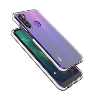 Żelowe etui z kolorową ramką do Xiaomi Redmi Note 8T czarny