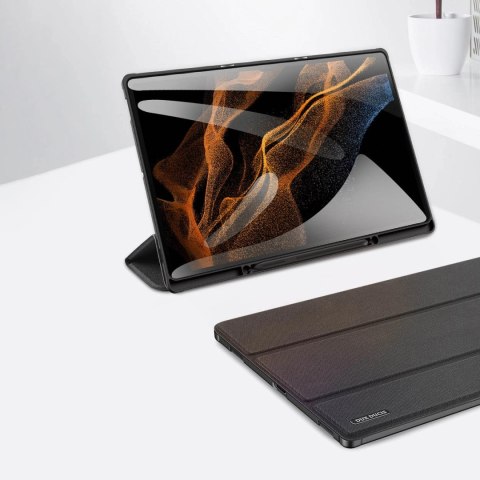 DUX DUCIS Domo składany pokrowiec etui na tablet z funkcją Smart Sleep podstawka Samsung Galaxy Tab S8/S9 Ultra czarny