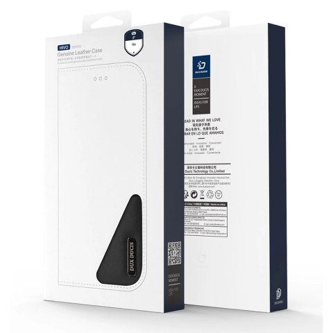 Etui Dux Ducis Hivo na iPhone 16e z klapką i ochroną RFID - czarne