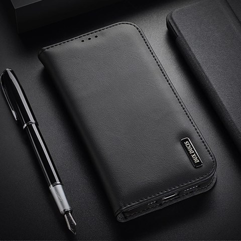 Etui Dux Ducis Hivo na iPhone 16e z klapką i ochroną RFID - czarne