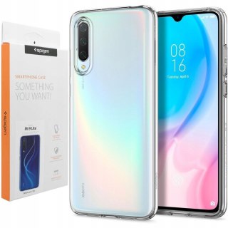 Etui plecki Spigen Liquid Crystal do Xiaomi Mi 9 Lite / Mi A3 Lite Bezbarwne