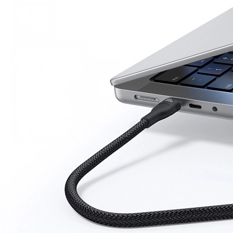 Kabel 3w1 Baseus Flash Series 3 100W USB-C - USB-C+USB-C+Lightning 1,5m + 3 x 0,25 m - czarny