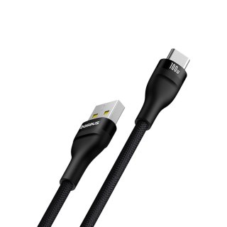 Kabel Baseus Flash 2 USB-A / USB-C 100W 1 m - czarny