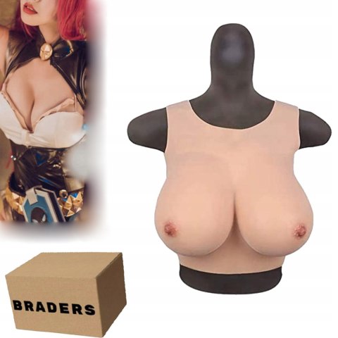 SZTUCZNE PIERSI BIUST CYCKI DLA TRANS CROSSDRESSER SILIKONOWE ROZMIAR G