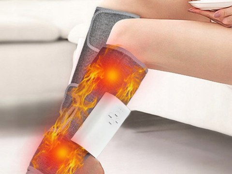 Drenaż limfatyczny nóg i łydek - masażer powietrzny uciskowy grzany AIR BAG