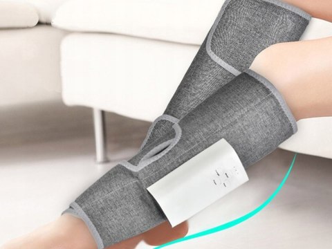 Drenaż limfatyczny nóg i łydek - masażer powietrzny uciskowy grzany AIR BAG
