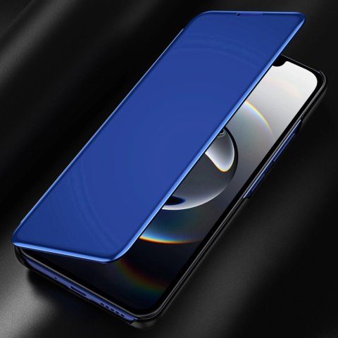 Etui Clear View Case na iPhone 16e pokrowiec z klapką - niebieskie