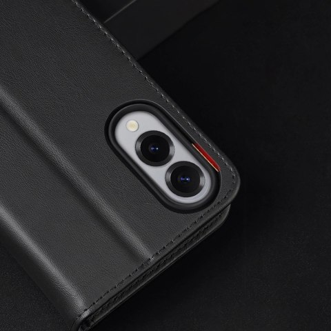 Etui Dux Ducis Hivo na Samsung Galaxy S25 Edge z klapką i ochroną RFID - czarne