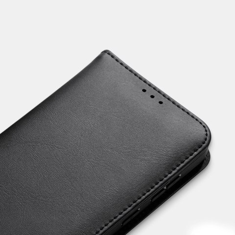 Etui Dux Ducis Hivo na Samsung Galaxy S25 Edge z klapką i ochroną RFID - czarne