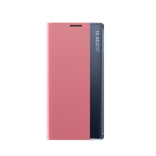Etui New Sleep Case pokrowiec z klapką i podstawką na Samsung Galaxy S25 Edge - różowe